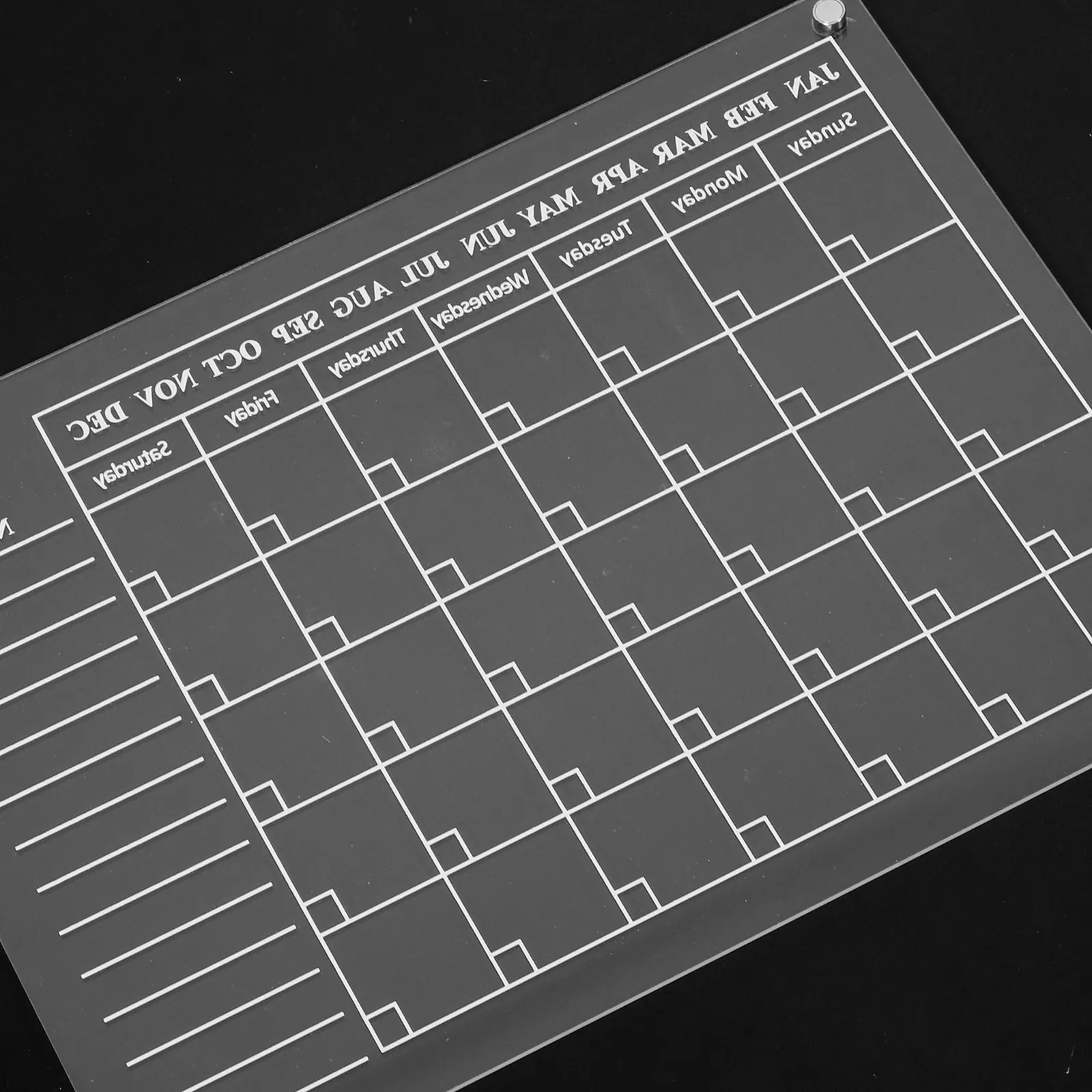 Magnetic Acrylic Dry Erase Board Fridge Calendar Planner Reusable Smooth Writing Surface Kids Office Students Teachers Gifts
Magnetic Acrylic Dry Erase Board Fridge Calendar Planner Reusable Smooth Writing Surface Kids Office Students Teachers Gifts