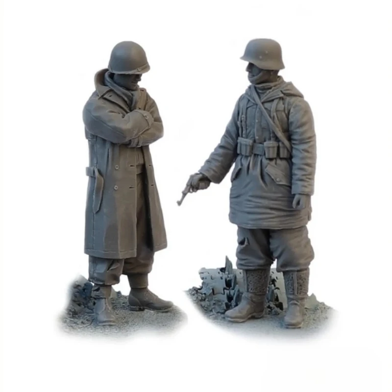 1/35 Scale Die-Cast Resin Figure Model Kit 1944-1945 US and German Soldiers 2 Figures Unassembled and Unpainted
1/35 Scale Die-Cast Resin Figure Model Kit 1944-1945 US and German Soldiers 2 Figures Unassembled and Unpainted