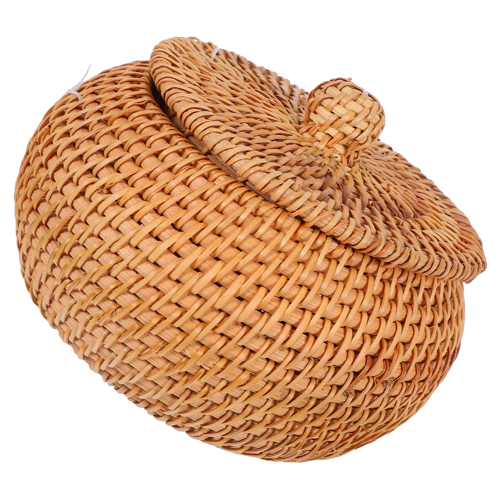 Rattan Storage Basket Handwoven Lidded Container Small Round Decorative Bowl Kitchen Bathroom Organizer Natural Material
Rattan Storage Basket Handwoven Lidded Container Small Round Decorative Bowl Kitchen Bathroom Organizer Natural Material
