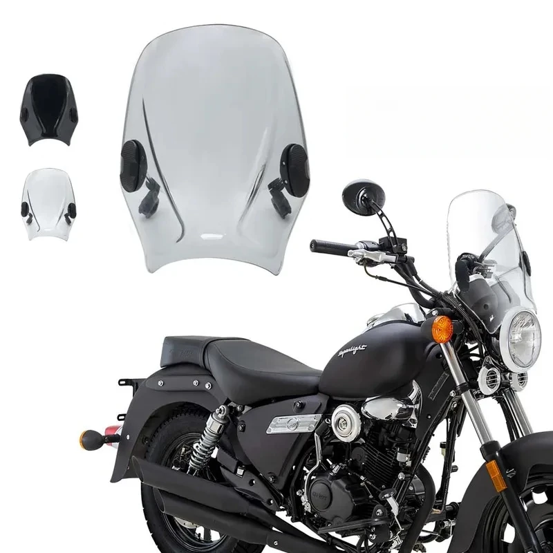 Universal Motorcycle Windshield Wind Screen Shield Deflector Protector Cover For Keeway Superlight 125 / 150 / 200
Universal Motorcycle Windshield Wind Screen Shield Deflector Protector Cover For Keeway Superlight 125 / 150 / 200
