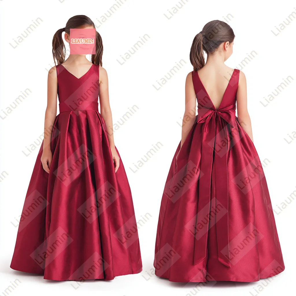 Платья для девочек-цветочниц на свадьбу, атласная длинная длина принцессы с бантом, платья для первого причастия, вечерние пышные юбки по индивидуальному заказу W19-33
Платья для девочек-цветочниц на свадьбу, атласная длинная длина принцессы с бантом, платья для первого причастия, вечерние пышные юбки по индивидуальному заказу W19-33