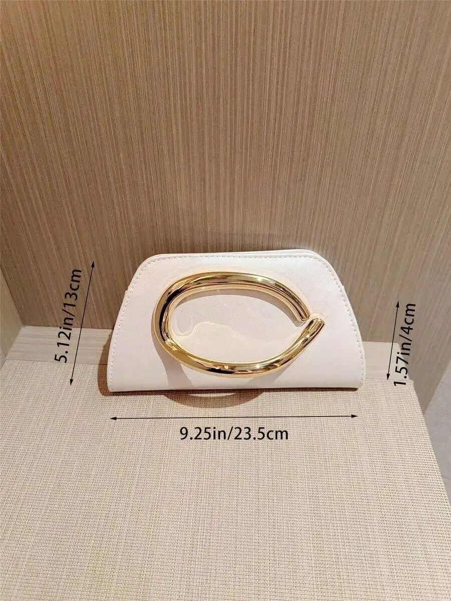 Stylish Mini Box Clutch Handbag With Metal Handle For Evening Party Wedding
Stylish Mini Box Clutch Handbag With Metal Handle For Evening Party Wedding