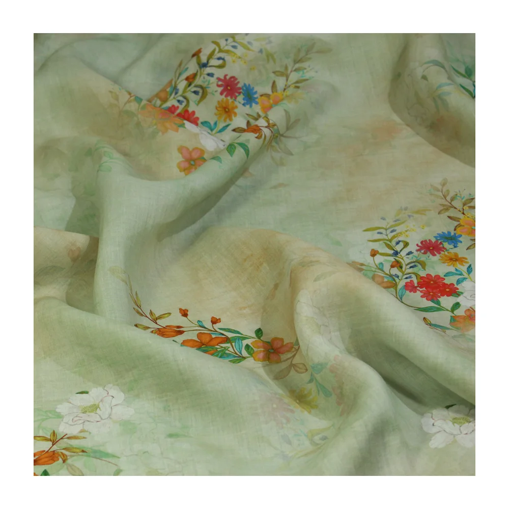 Printing and Dyeing Rural Plant Flowers and Plants Coefficient Printing Pure Linen Fabric Dress Clothing Fabric New
Printing and Dyeing Rural Plant Flowers and Plants Coefficient Printing Pure Linen Fabric Dress Clothing Fabric New