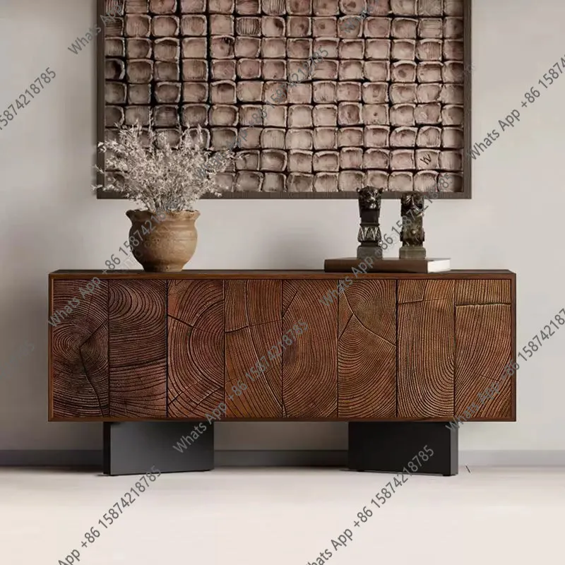 Medieval solid wood porch cabinet Nordic dining side cabinet household living room wall storage decorative cabinet carving
Medieval solid wood porch cabinet Nordic dining side cabinet household living room wall storage decorative cabinet carving