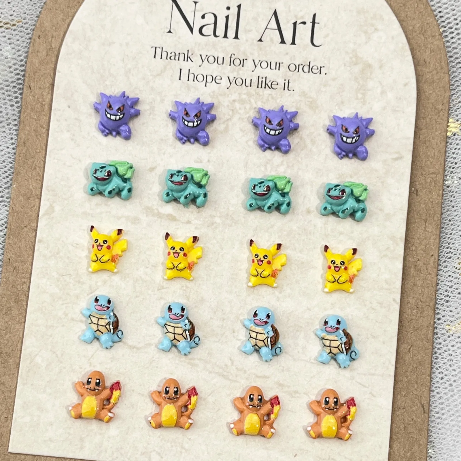 20PCS Cartoon for pokemon Nail Accessories Anime Characters Nail Diamonds DIY Accessories
20PCS Cartoon for pokemon Nail Accessories Anime Characters Nail Diamonds DIY Accessories