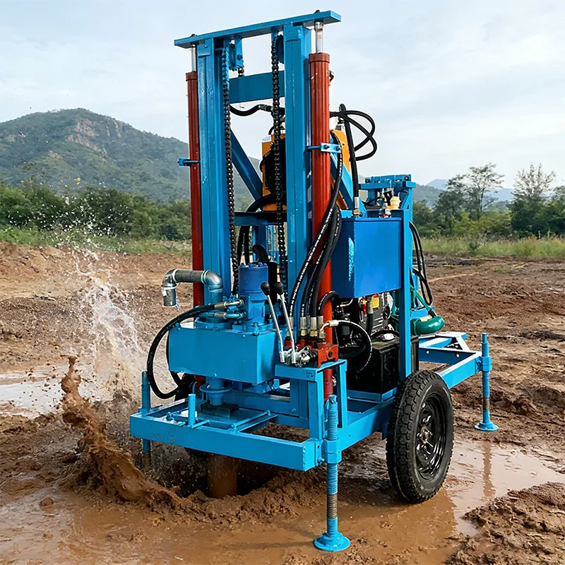 Customized Portable Diesel Hydraulic Water Well Drilling Rig 200m Reinforced Well Rig Flexible Wheeled Mobile Drilling
Customized Portable Diesel Hydraulic Water Well Drilling Rig 200m Reinforced Well Rig Flexible Wheeled Mobile Drilling