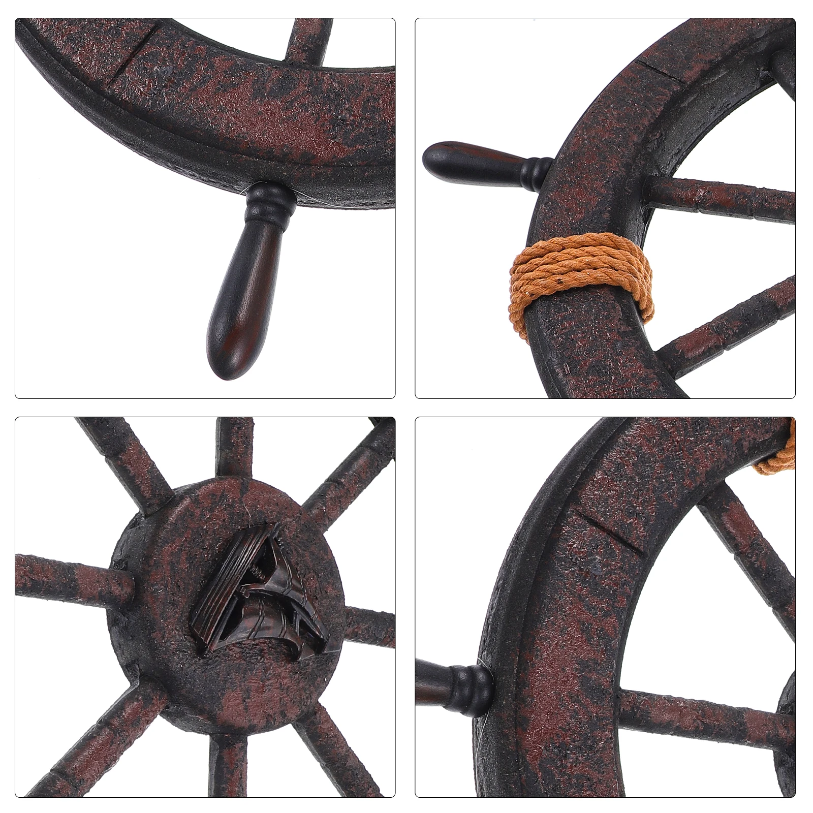 Retro Rudder 45cm Wooden Ship Wheel Wall Decor Mediterranean Style Home Ship Wheel Hanging Decoration Decoration
Retro Rudder 45cm Wooden Ship Wheel Wall Decor Mediterranean Style Home Ship Wheel Hanging Decoration Decoration