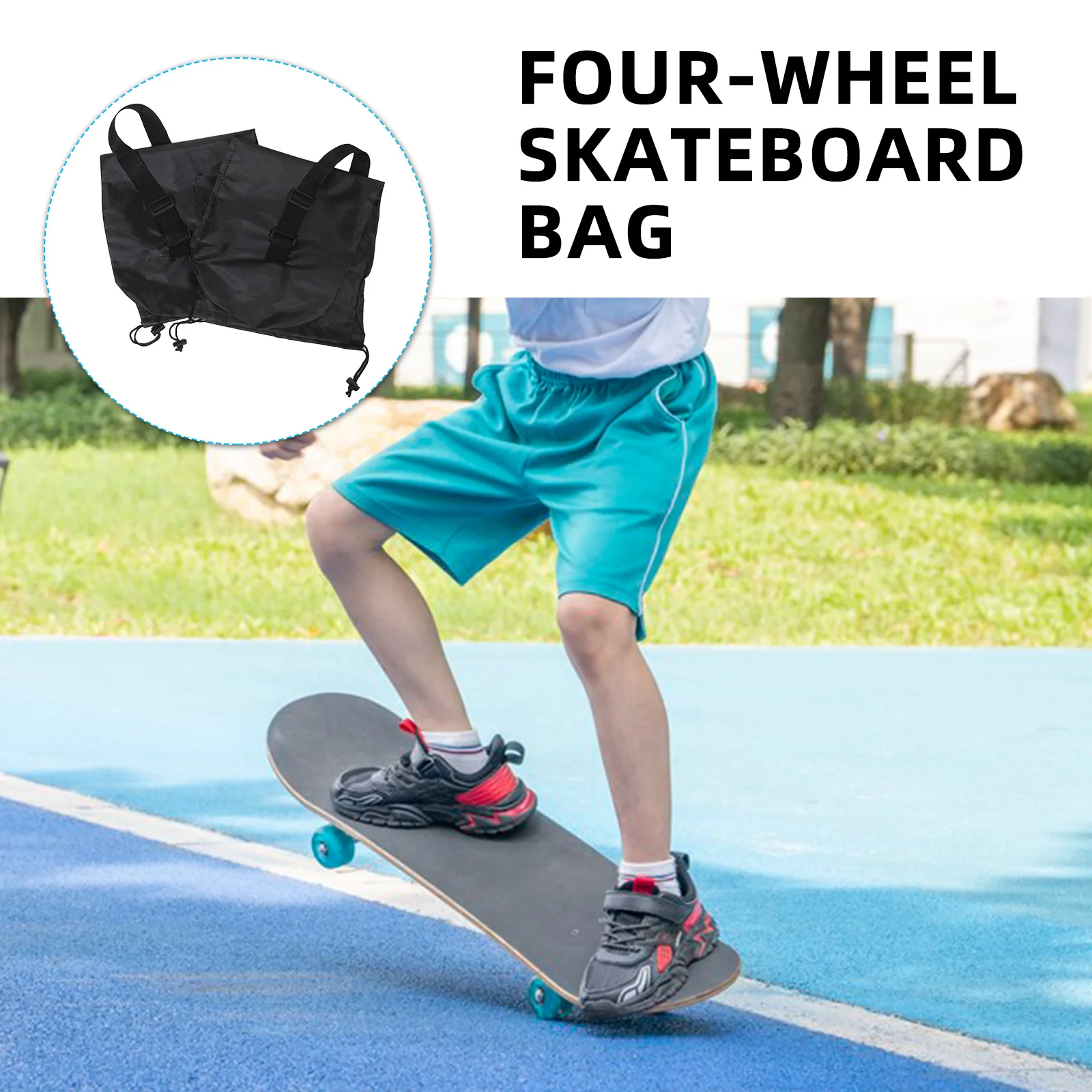 2Pcs Waterproof Skateboard Carrying Backpack Thickened Longboard Storage Organizer Heavy Duty Travel Sports Bag Black
2Pcs Waterproof Skateboard Carrying Backpack Thickened Longboard Storage Organizer Heavy Duty Travel Sports Bag Black