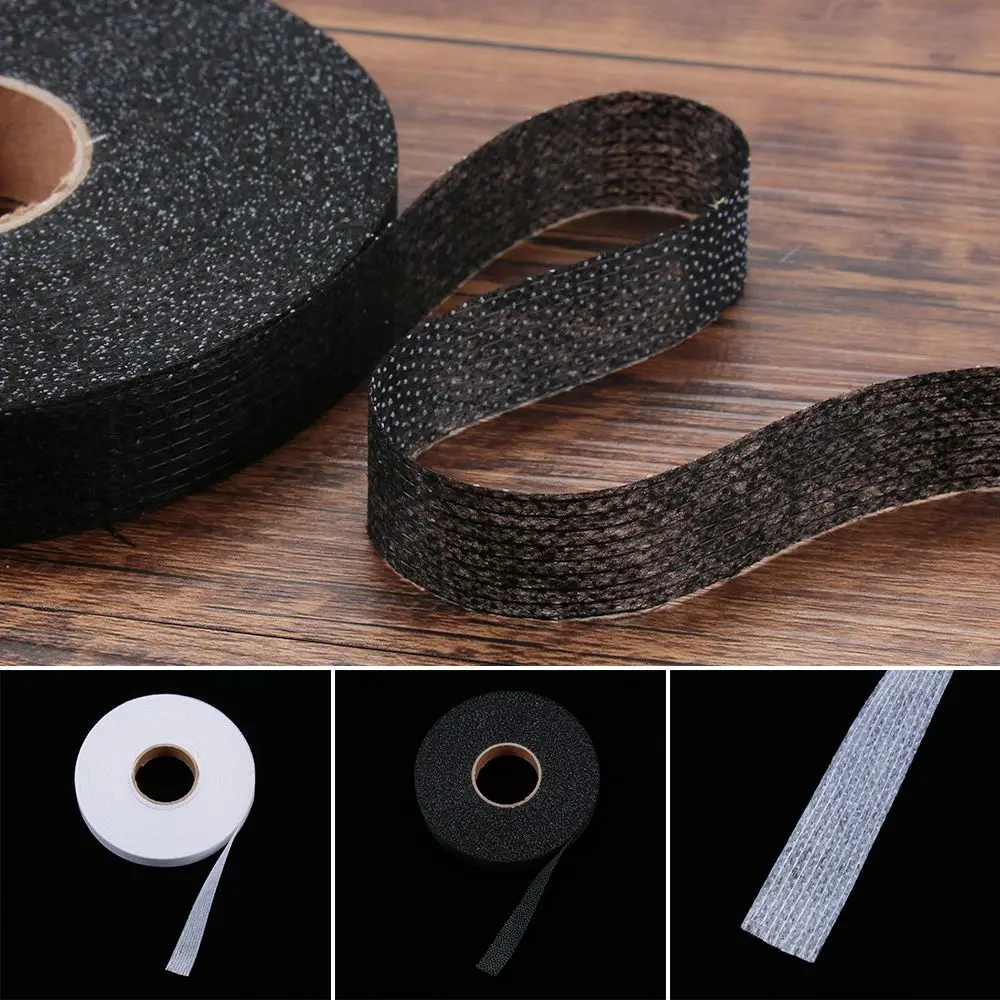 New 50m/roll DIY craft Iron on Interlining Apparel Sewing roll Hem tape Double-sided Adhesive fabric
New 50m/roll DIY craft Iron on Interlining Apparel Sewing roll Hem tape Double-sided Adhesive fabric