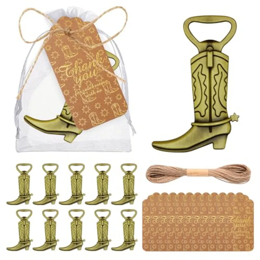 30PCS Cowboy Boots Bottle Openers For Favors Baby Shower Bottle Opener Favors Cowboy With Thank You Tags For Guest Bridal Boots
30PCS Cowboy Boots Bottle Openers For Favors Baby Shower Bottle Opener Favors Cowboy With Thank You Tags For Guest Bridal Boots