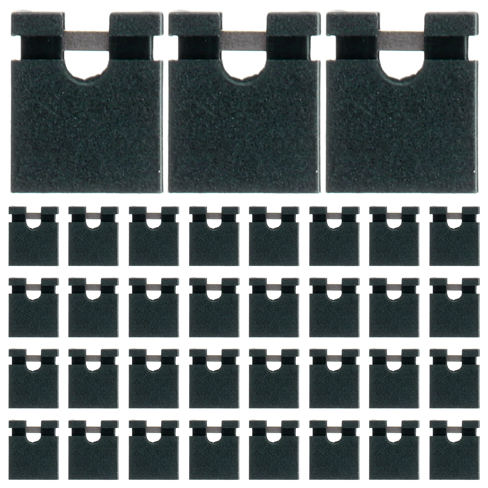 100pcs Black Jumper Caps 2.54Mm Precision Circuit Board Shunt Short Circuit Testing Repair Removal Compatible Pin
100pcs Black Jumper Caps 2.54Mm Precision Circuit Board Shunt Short Circuit Testing Repair Removal Compatible Pin