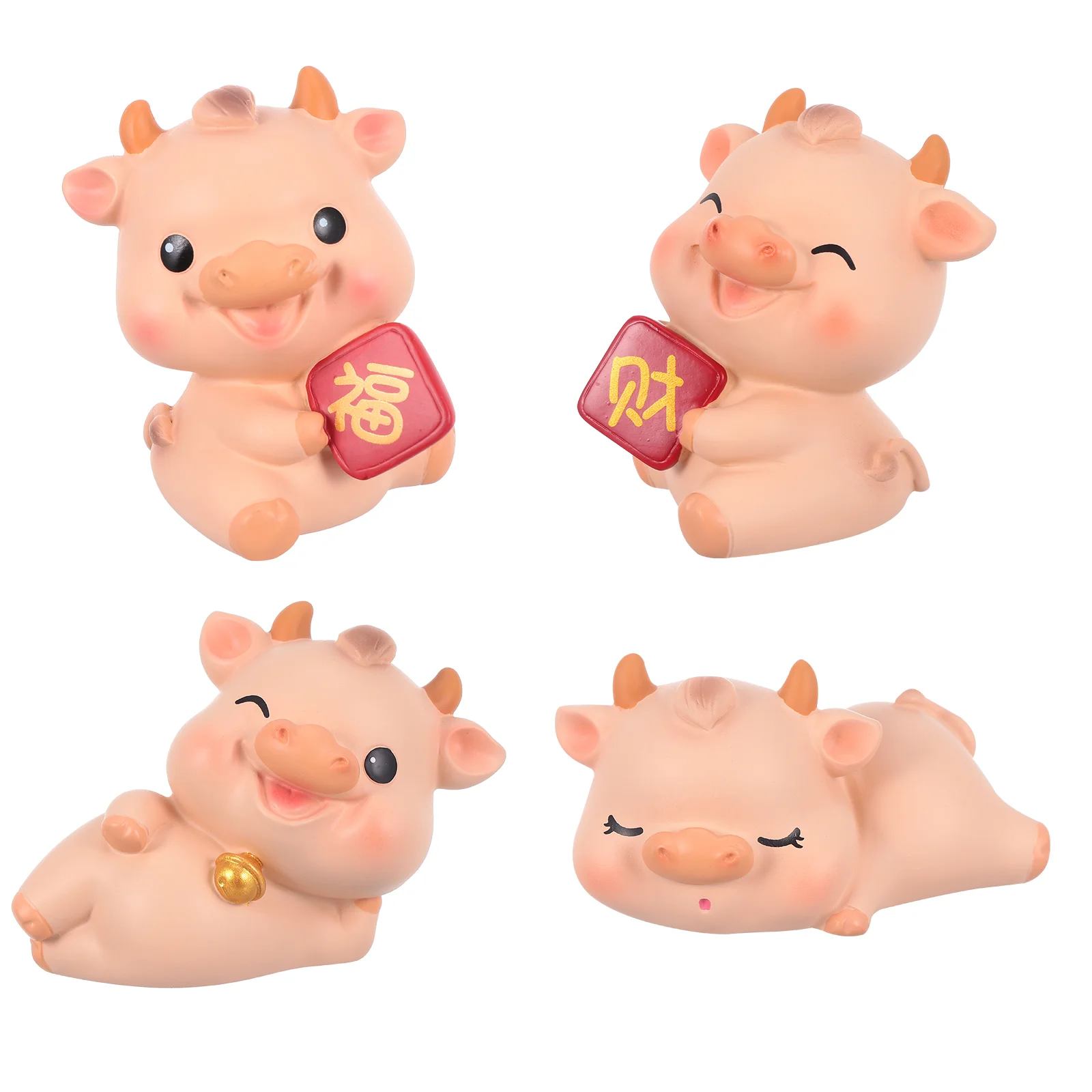4 Pcs Cow Home Decoration Ornaments Resin Crafts Bull Adornment Animal Car Desktop Cartoon Micro Landscape
4 Pcs Cow Home Decoration Ornaments Resin Crafts Bull Adornment Animal Car Desktop Cartoon Micro Landscape