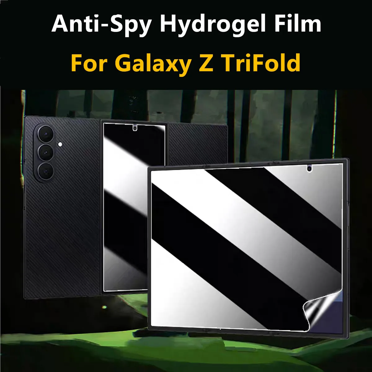 Matte HD Anti-Shatter For Samsung Galaxy Z TriFold Privacy Anti-Spy Glare Hydrogel Film Trible Fold Soft TPU Screen Protector
Matte HD Anti-Shatter For Samsung Galaxy Z TriFold Privacy Anti-Spy Glare Hydrogel Film Trible Fold Soft TPU Screen Protector
