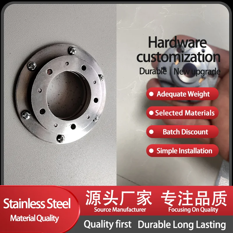 Large Wire Hole 304 Stainless Steel Hinge With Adjustable Damping Rotating Shaft And 360 Degree Stop Dial
Large Wire Hole 304 Stainless Steel Hinge With Adjustable Damping Rotating Shaft And 360 Degree Stop Dial