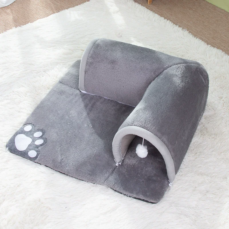 Soft Cat tunnel Bed for Small to Medium Cat Pet Basket Cat House Sofa Cushion Pet Supplies - Comfortable Dog Bed House
Soft Cat tunnel Bed for Small to Medium Cat Pet Basket Cat House Sofa Cushion Pet Supplies - Comfortable Dog Bed House
