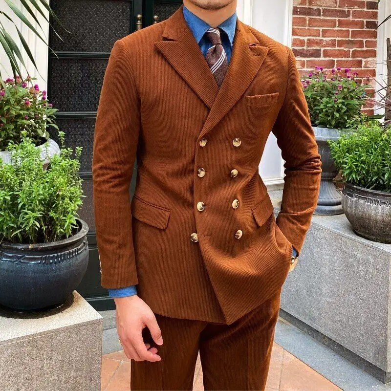 Double Breasted Suit Men Pants Sets Business Party Luxury Men's Suits Elegant Man Suit Formal Occasion Dresses
Double Breasted Suit Men Pants Sets Business Party Luxury Men's Suits Elegant Man Suit Formal Occasion Dresses
