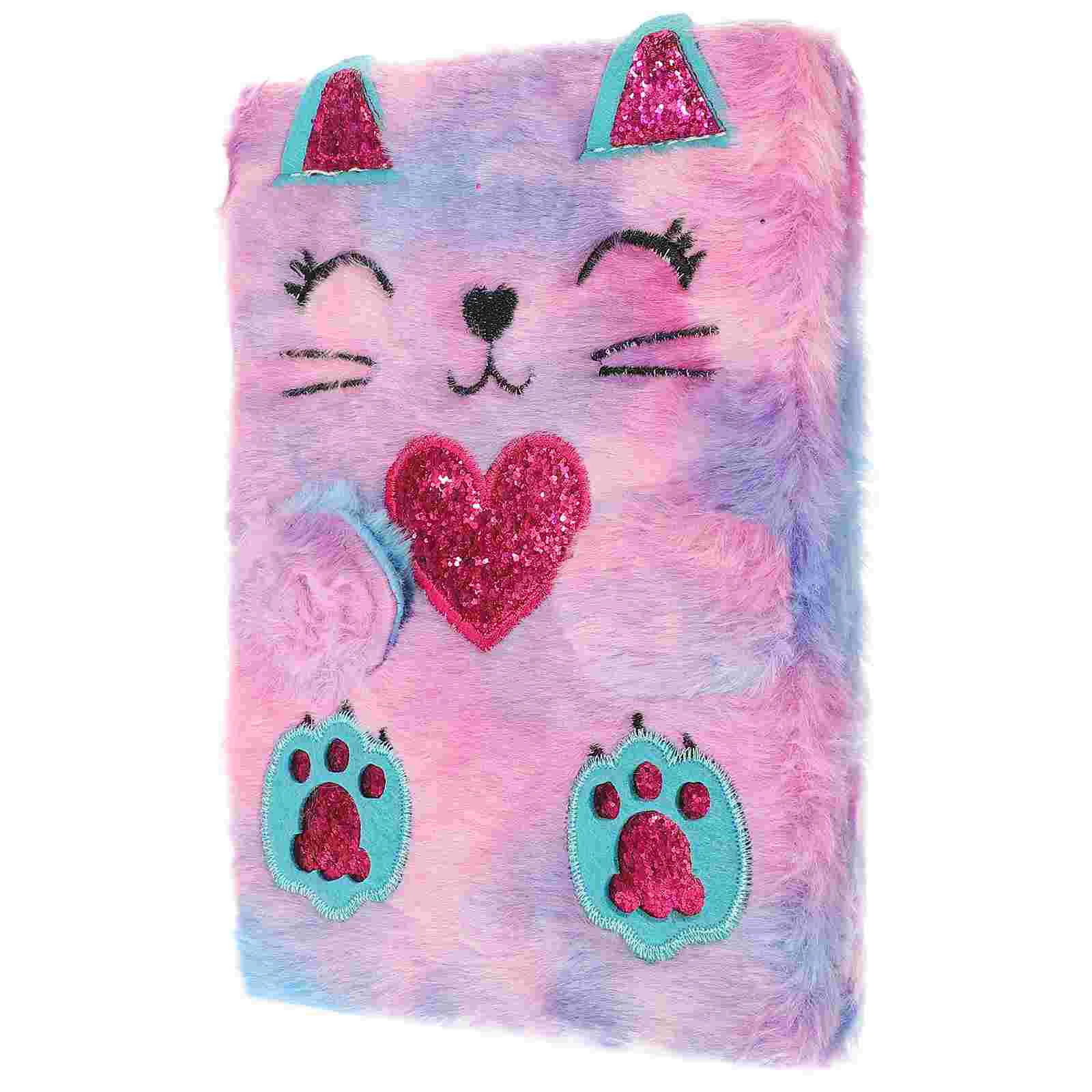 Plush Cat Notebook Lovely Animal Notepad Fluffy Cartoon Secret Diary A5 Cute Lined Journal
Plush Cat Notebook Lovely Animal Notepad Fluffy Cartoon Secret Diary A5 Cute Lined Journal