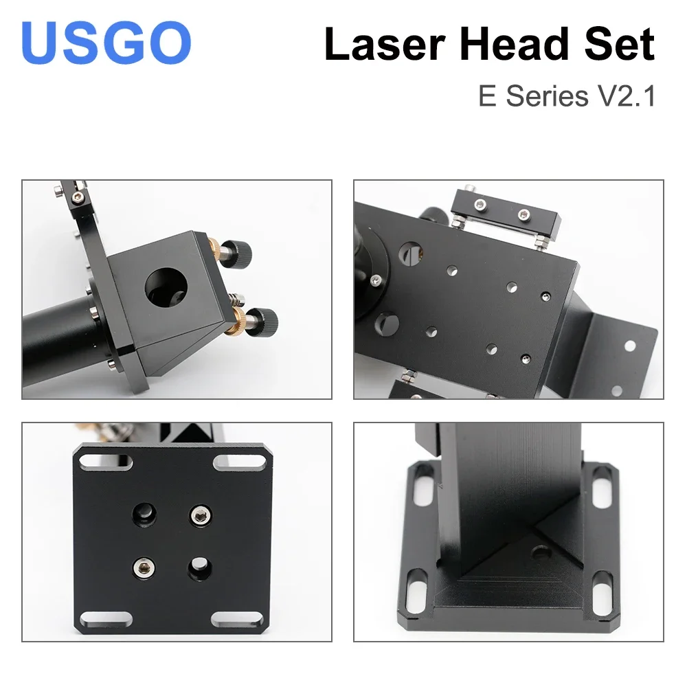 USGO CO2 Laser Head Set E Series Laser head + 1 Pcs Focusing Lens + 3 Pcs Si / Mo Mirrors for Engraver Cutting Machine Parts
USGO CO2 Laser Head Set E Series Laser head + 1 Pcs Focusing Lens + 3 Pcs Si / Mo Mirrors for Engraver Cutting Machine Parts