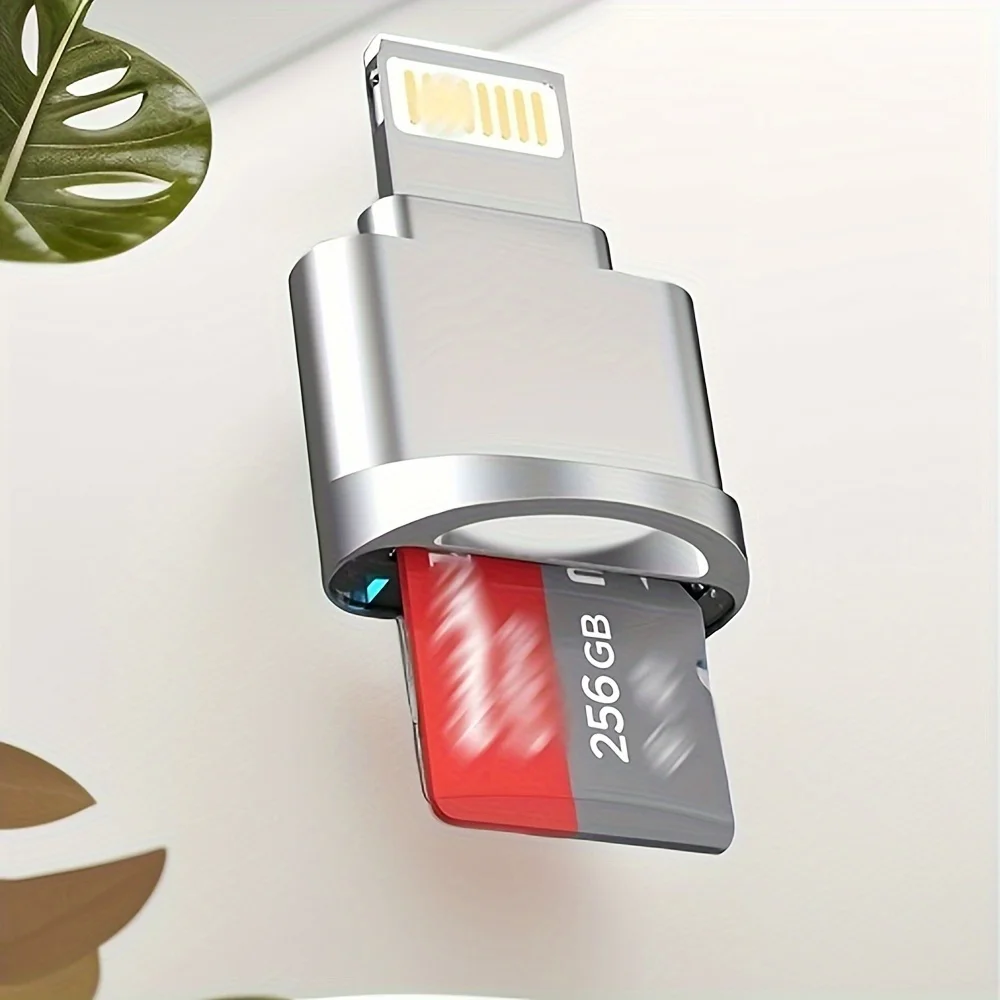 Бесшовное устройство чтения карт памяти Micro SD для iPhone/iPad — адаптер Plug-and-Play OTG, мгновенное расширение памяти для iOS 13 — совместимость с
Бесшовное устройство чтения карт памяти Micro SD для iPhone/iPad — адаптер Plug-and-Play OTG, мгновенное расширение памяти для iOS 13 — совместимость с