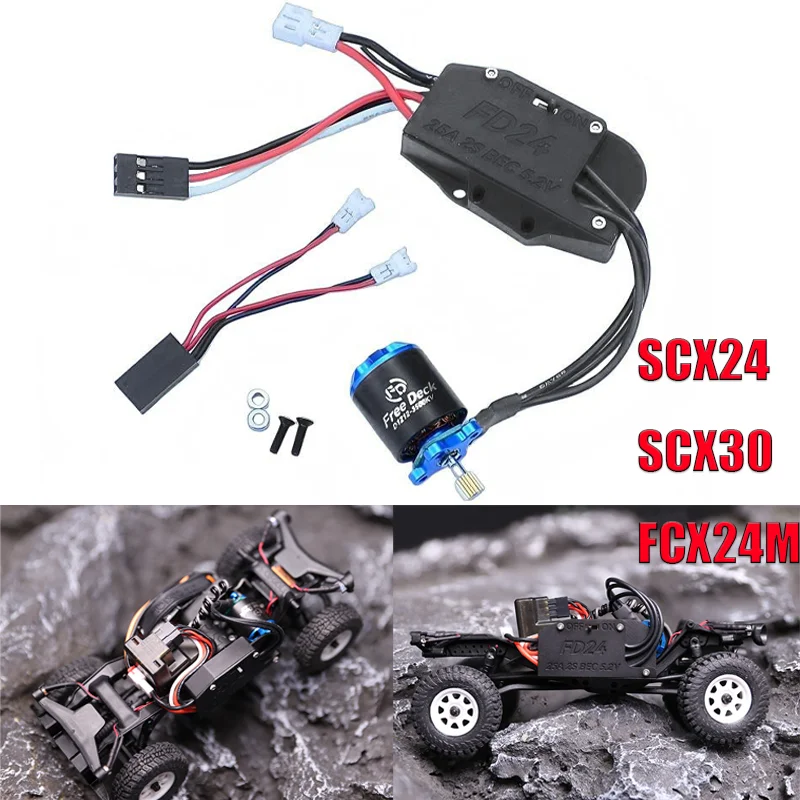 Электронный регулятор скорости (ESC) SCX30 FD24 для радиоуправляемых краулеров 1/30 1/24 Axial SCX30 SCX24 FMS FCX24M Free Deck
Электронный регулятор скорости (ESC) SCX30 FD24 для радиоуправляемых краулеров 1/30 1/24 Axial SCX30 SCX24 FMS FCX24M Free Deck
