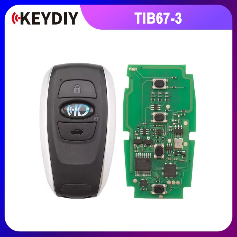 KEYDIY KD TIB67-3 for Subaru Universal Smart Remote Key 3 Buttons With 8A 4D Chip
KEYDIY KD TIB67-3 for Subaru Universal Smart Remote Key 3 Buttons With 8A 4D Chip