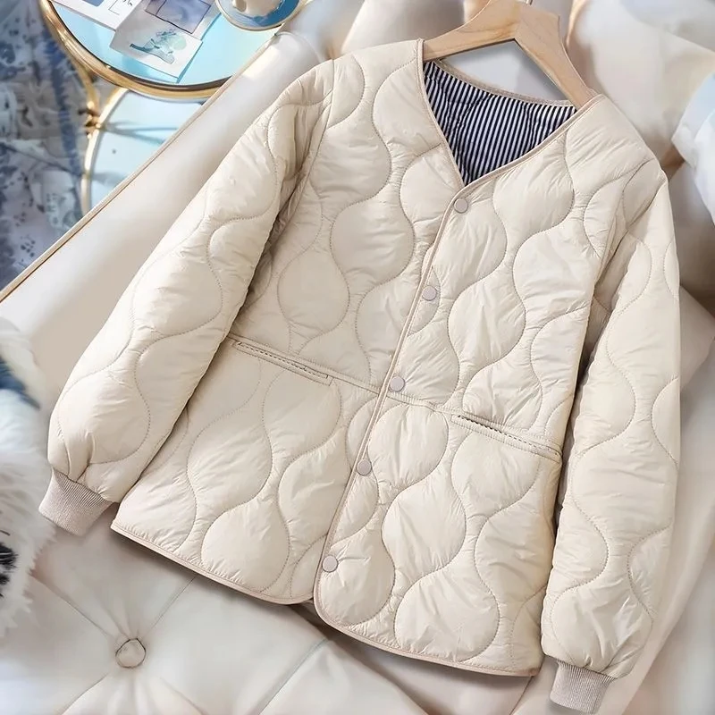 Women's Plus Velvet Lightweight Eiderdown Cotton Liner Coat Short Female 2025 Winter Jacket Bottoming Close-fitting Overwear
Women's Plus Velvet Lightweight Eiderdown Cotton Liner Coat Short Female 2025 Winter Jacket Bottoming Close-fitting Overwear