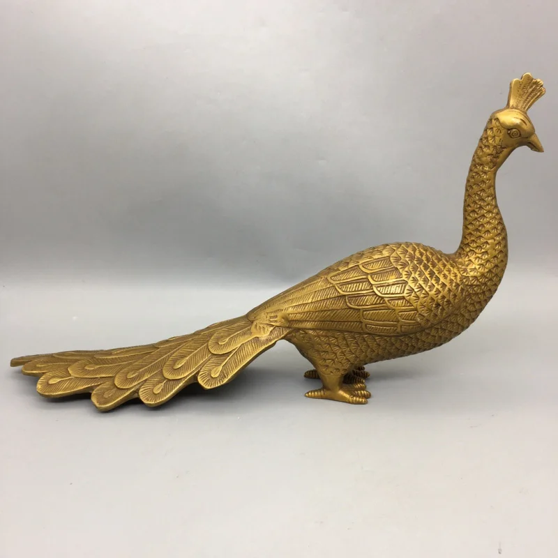 Factory Direct Sale Brass Peacock Copper Peacock Wealth Auspicious Ornament Home Decoration Copper Phoenix Feng Shui Copperware
Factory Direct Sale Brass Peacock Copper Peacock Wealth Auspicious Ornament Home Decoration Copper Phoenix Feng Shui Copperware