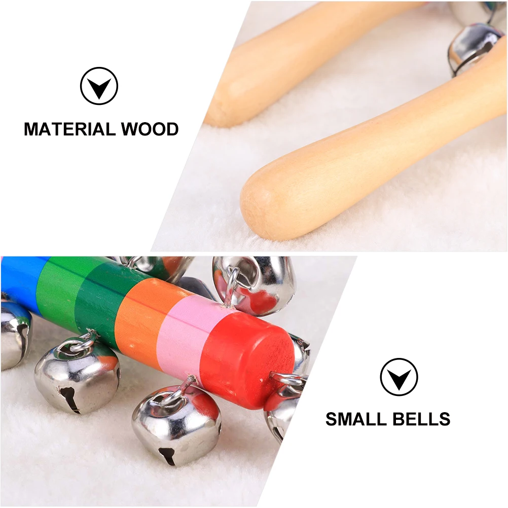 10 Pcs Hand Bell Handy Small Bells Colorful Educational Toys Lovely Baby Rattles Creative Playthings Adorable Novel Gifts for
10 Pcs Hand Bell Handy Small Bells Colorful Educational Toys Lovely Baby Rattles Creative Playthings Adorable Novel Gifts for
