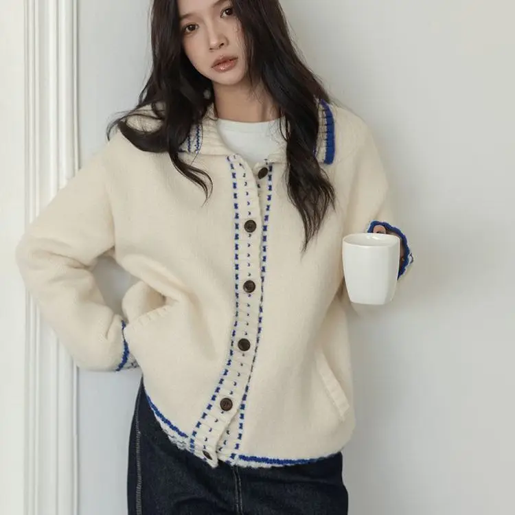 Gagarich абрикосовый воротник вязаный свитер женский новая весенняя коллекция супер красивый свободный свитер кардиган пальто топ 
Gagarich абрикосовый воротник вязаный свитер женский новая весенняя коллекция супер красивый свободный свитер кардиган пальто топ