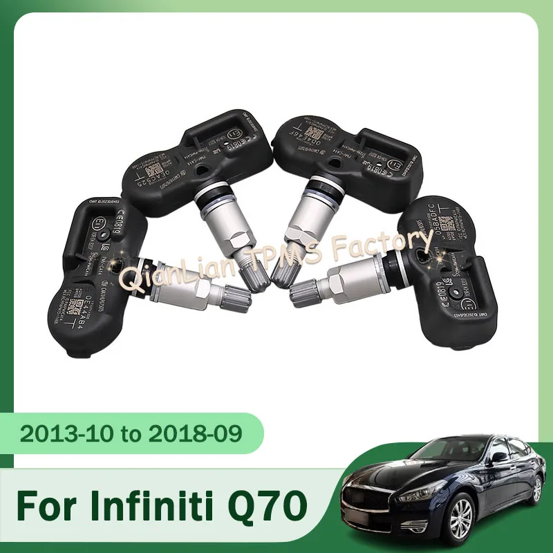 PMV-CA14 TPMS Sensor For Infiniti Q70 QX QX50 QX70 QX80 4pcs 433MHz Tire Pressure Monitor System 40700-6WY0A 40700-6WY0B
PMV-CA14 TPMS Sensor For Infiniti Q70 QX QX50 QX70 QX80 4pcs 433MHz Tire Pressure Monitor System 40700-6WY0A 40700-6WY0B
