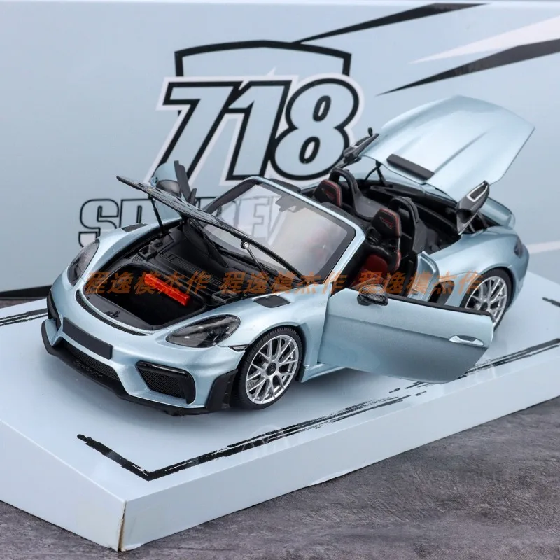 MINICHANPS 1:18 718 SPYDER RS 2024 WEISSACH литая имитация сплава модель автомобиля, игрушка для мальчиков, коллекционное украшение для взрослых. 
MINICHANPS 1:18 718 SPYDER RS 2024 WEISSACH литая имитация сплава модель автомобиля, игрушка для мальчиков, коллекционное украшение для взрослых.