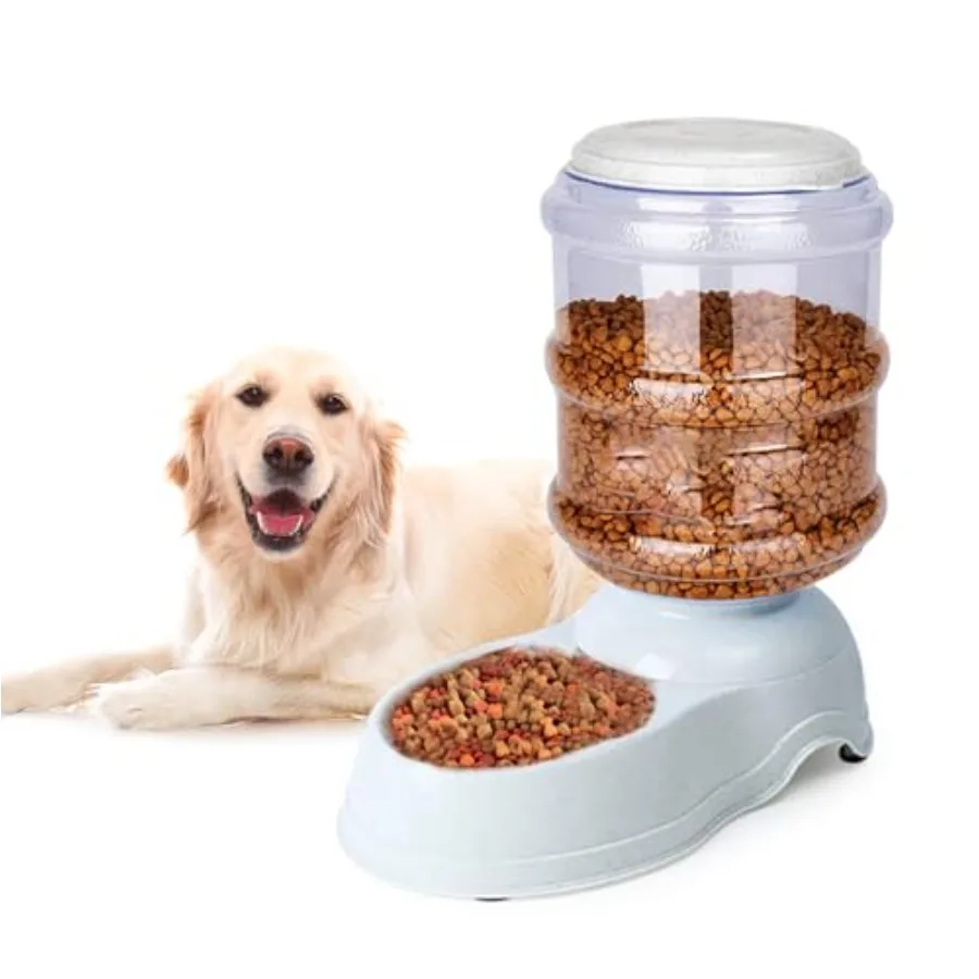 Automatic Dog Feeders - 3 Gallon Capacity Gravity Food Dispenser for Large Dogs and Cats
Automatic Dog Feeders - 3 Gallon Capacity Gravity Food Dispenser for Large Dogs and Cats