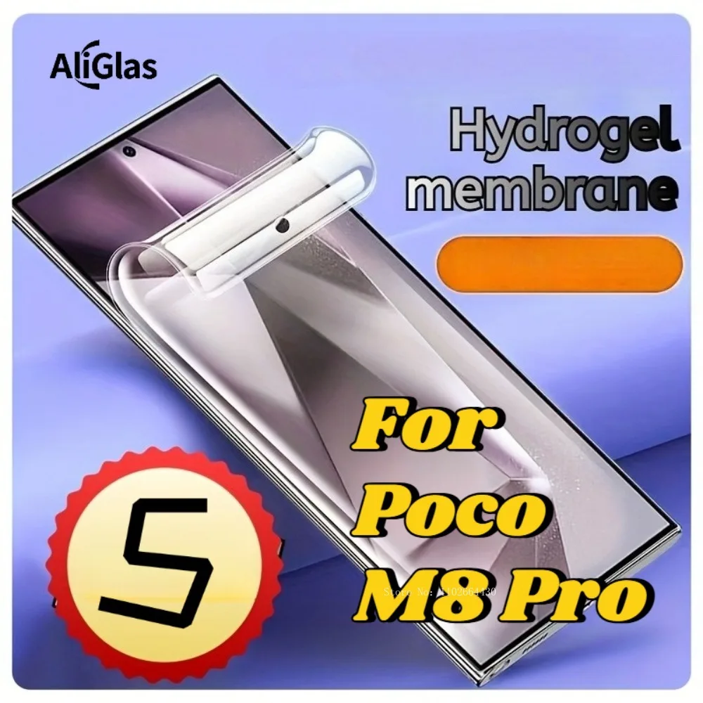 5 шт. гидрогелевая пленка для Xiaomi Poco M8 Pro, мягкая защитная пленка HD для экрана для Poco M8 Pro, ультратонкая пленка с защитой от царапин, ультратонкая пленка
5 шт. гидрогелевая пленка для Xiaomi Poco M8 Pro, мягкая защитная пленка HD для экрана для Poco M8 Pro, ультратонкая пленка с защитой от царапин, ультратонкая пленка