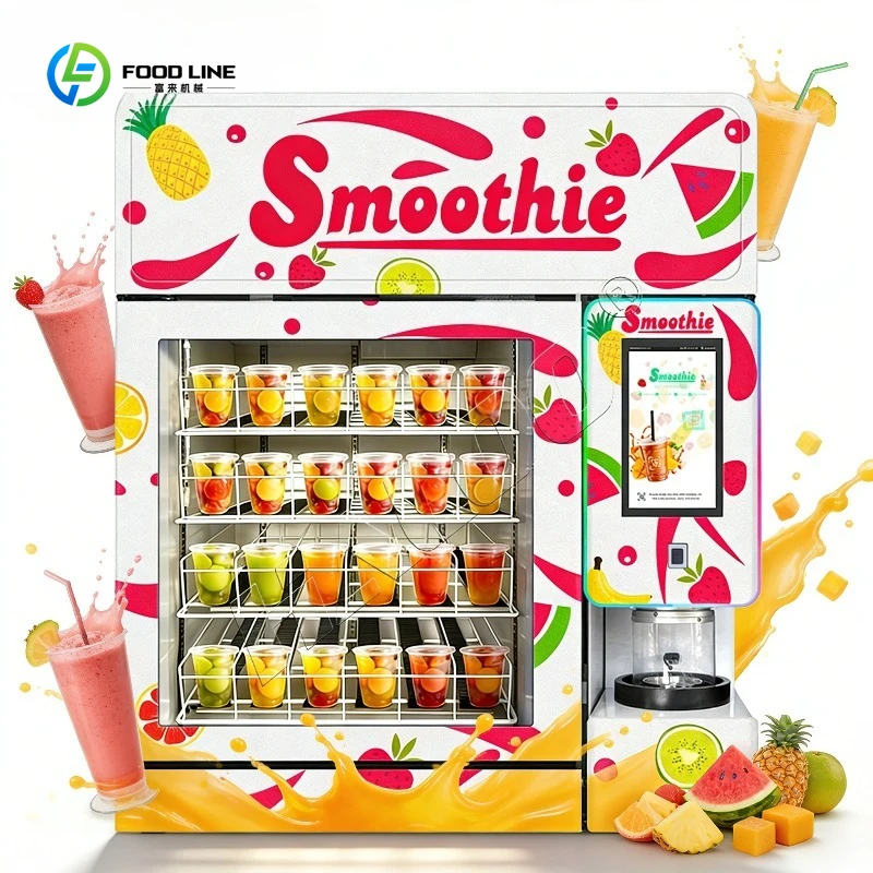 Customized Smoothie Maker 32-inch Touchscreen Smart System SDK Function Innovative Vending Machine for Fresh Fruits
Customized Smoothie Maker 32-inch Touchscreen Smart System SDK Function Innovative Vending Machine for Fresh Fruits