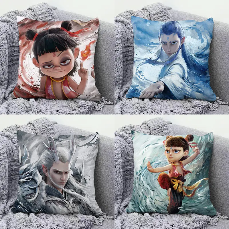 Ne Zha anime peripherals pillows cute cartoon personality creative fashion living room sofa bedroom cushions holiday gift
Ne Zha anime peripherals pillows cute cartoon personality creative fashion living room sofa bedroom cushions holiday gift