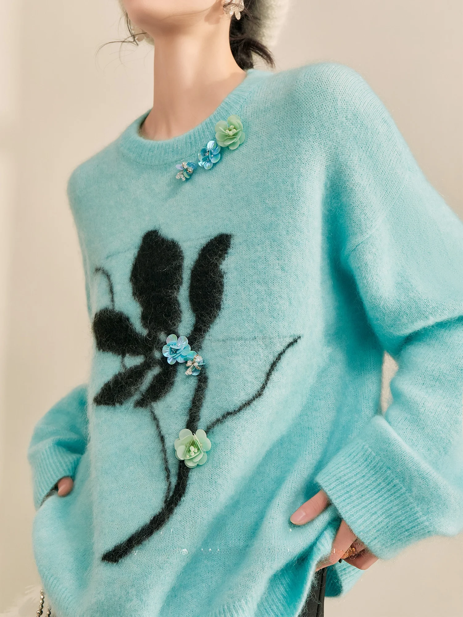 Вязаный свитер Cisas, круглый, свободный, мягкий, уютный, Аосфера, вязаный топ на осень-зиму
Вязаный свитер Cisas, круглый, свободный, мягкий, уютный, Аосфера, вязаный топ на осень-зиму