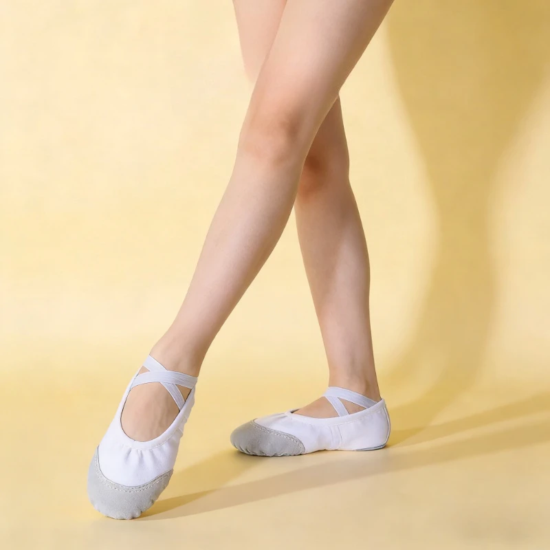 Ballet Shoes Canvas Soft Sole Dance Slippers Leather Toe Elastic Strap Girls Kids Adult Gymnastics Training Ballerina Flats
Ballet Shoes Canvas Soft Sole Dance Slippers Leather Toe Elastic Strap Girls Kids Adult Gymnastics Training Ballerina Flats