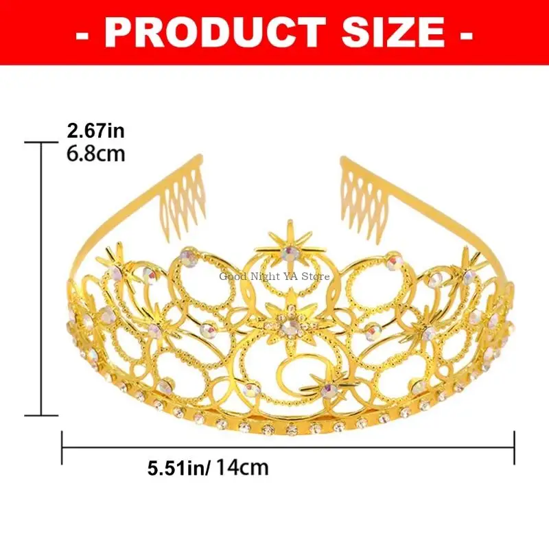 Stylish Rhinestones Crowns Headpiece Hair Styling Accessories For Women Girl
Stylish Rhinestones Crowns Headpiece Hair Styling Accessories For Women Girl