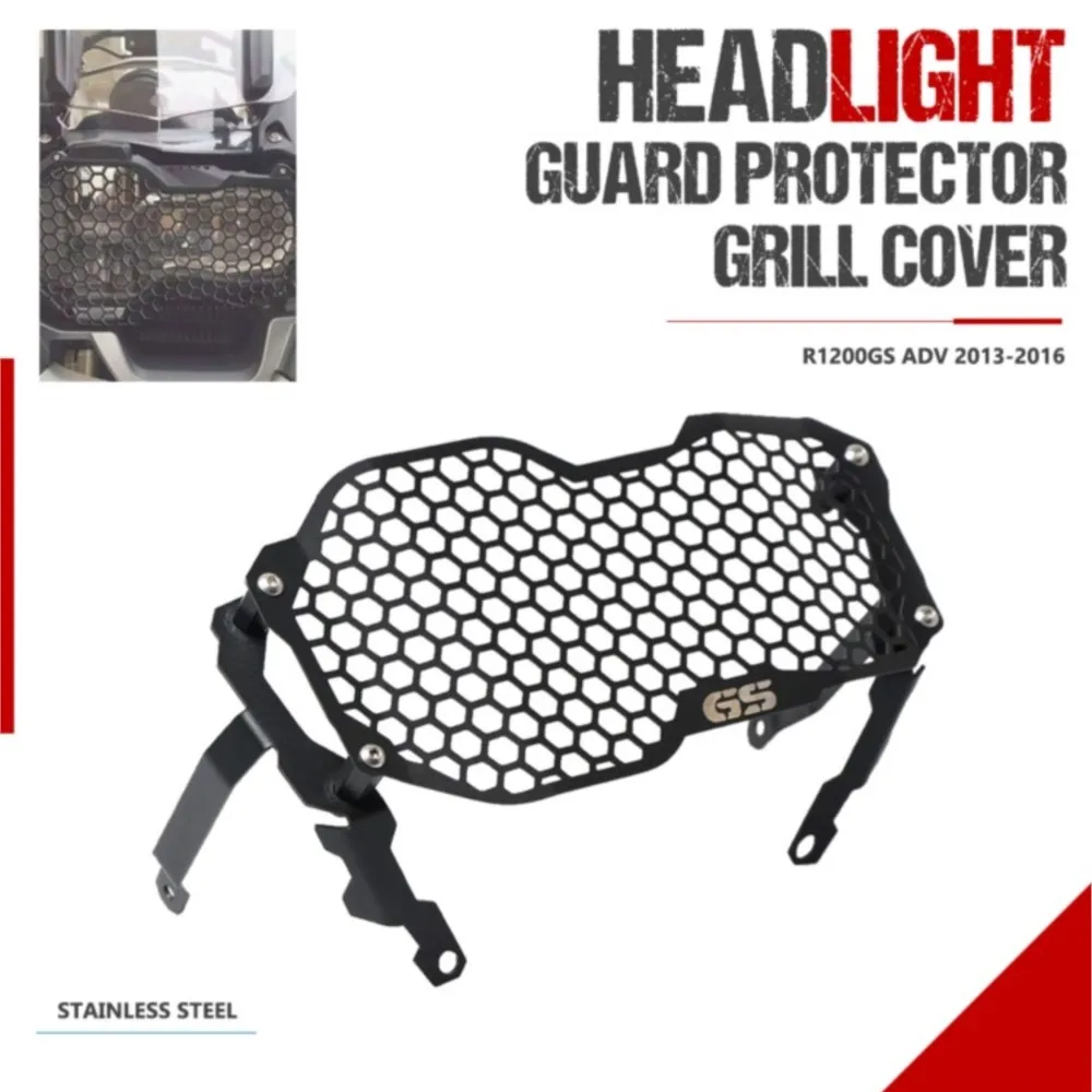 Motorcycle Cover Grill Headlight Guard FOR BMW R1200GS ADV 2013 2014 2015 2016 Head light Protector Grille Guard
Motorcycle Cover Grill Headlight Guard FOR BMW R1200GS ADV 2013 2014 2015 2016 Head light Protector Grille Guard