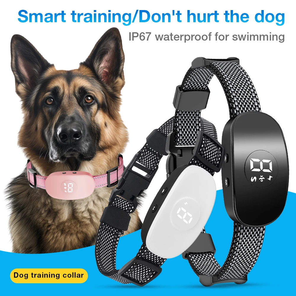 Automatic Anti Bark Dog Collar Barking Controller Dog Training Collar Waterproof Rechargeable Stop Barking Adjustable Vibration
Automatic Anti Bark Dog Collar Barking Controller Dog Training Collar Waterproof Rechargeable Stop Barking Adjustable Vibration