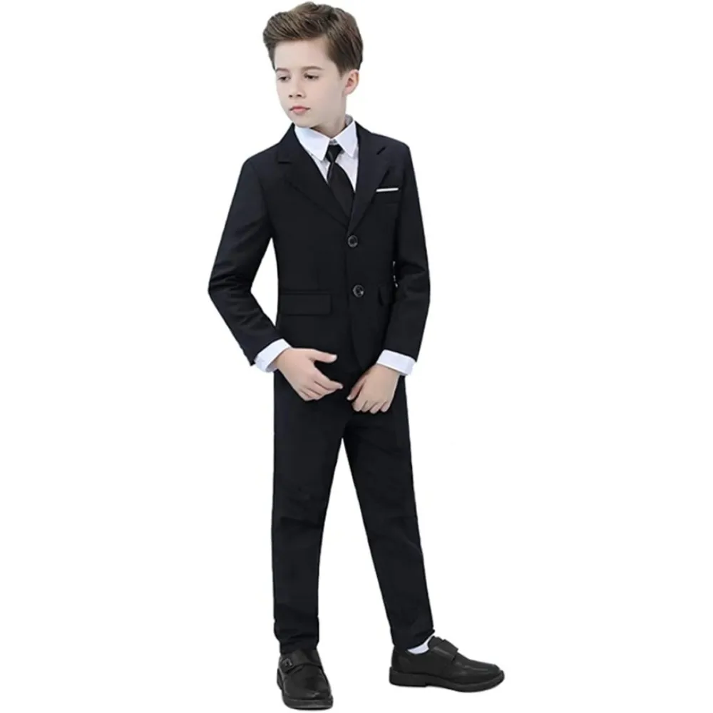 Flower Boys Formal Blazer Suit Kid Jacket Vest Pants 3Pcs Wedding Tuxedo Set Children Prom Costume Performance Dress Custom Made
Flower Boys Formal Blazer Suit Kid Jacket Vest Pants 3Pcs Wedding Tuxedo Set Children Prom Costume Performance Dress Custom Made