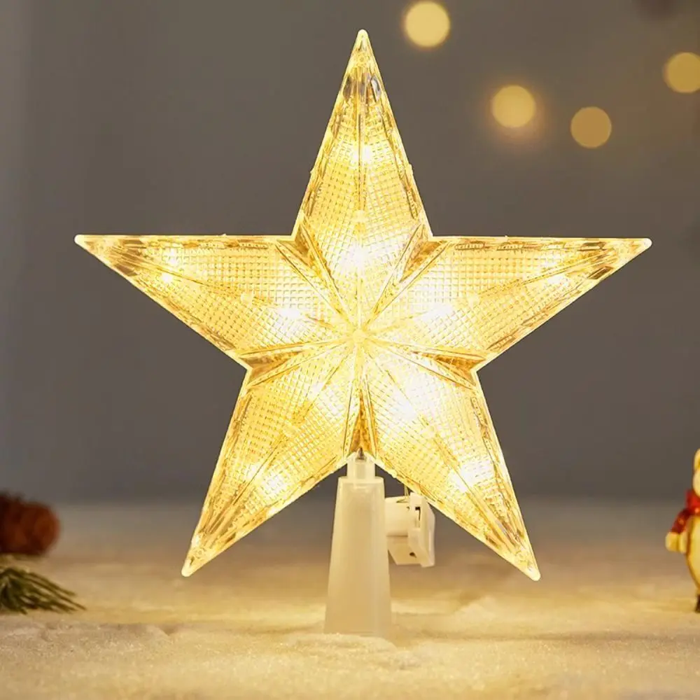 LED Christmas Tree Topper Star Glowing Battery Powered Christmas Tree Topper Night Light Reusable 20cm Xmas Atmosphere Light
LED Christmas Tree Topper Star Glowing Battery Powered Christmas Tree Topper Night Light Reusable 20cm Xmas Atmosphere Light