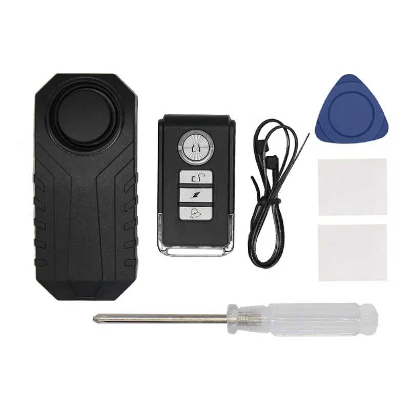 113dB Wireless Alarm Anti-Theft Vibration Motorcycle Bicycle Waterproof Security Sensors Bike with Remote Hollarm
113dB Wireless Alarm Anti-Theft Vibration Motorcycle Bicycle Waterproof Security Sensors Bike with Remote Hollarm