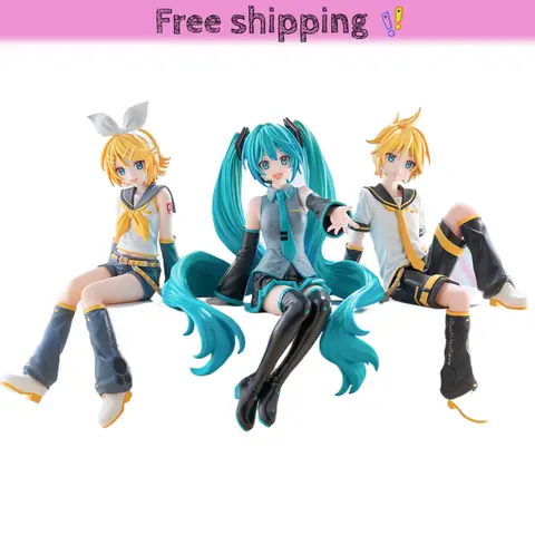 -In Stock Original Furyu Furyu Kuji Noodle Stopper Figure Nardack Kagamine Rin Kagamine Len Animation Figures Model Ornaments