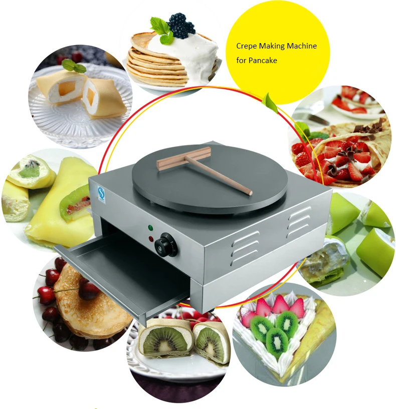 Commercial Restaurant Stainless Steel Crepe Maker Single Plate Pancake Machine Electric Crepe Makers
Commercial Restaurant Stainless Steel Crepe Maker Single Plate Pancake Machine Electric Crepe Makers