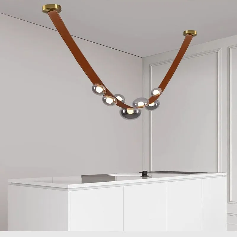 Loft Chandelier Leather Hanging Pandent Light Suspension Lamp For Living Room Hotel Duplex Staircase
Loft Chandelier Leather Hanging Pandent Light Suspension Lamp For Living Room Hotel Duplex Staircase