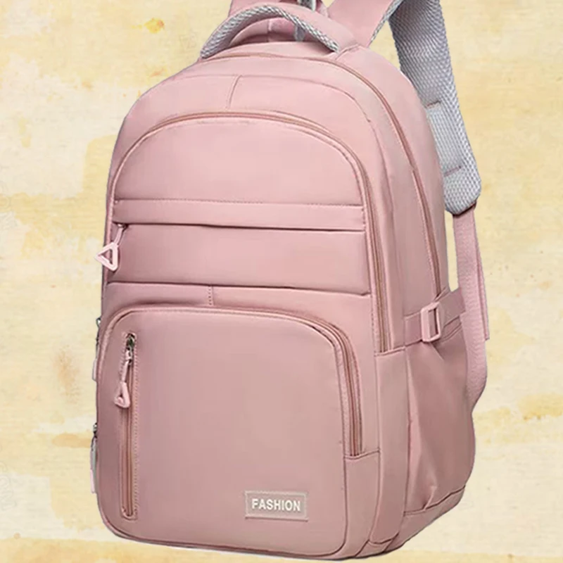 Women Pink Oxford Fabric Backpack Large Capacity Multi Pocket Lightweight Water Resistant Casual Daily School Travel Laptop
Women Pink Oxford Fabric Backpack Large Capacity Multi Pocket Lightweight Water Resistant Casual Daily School Travel Laptop