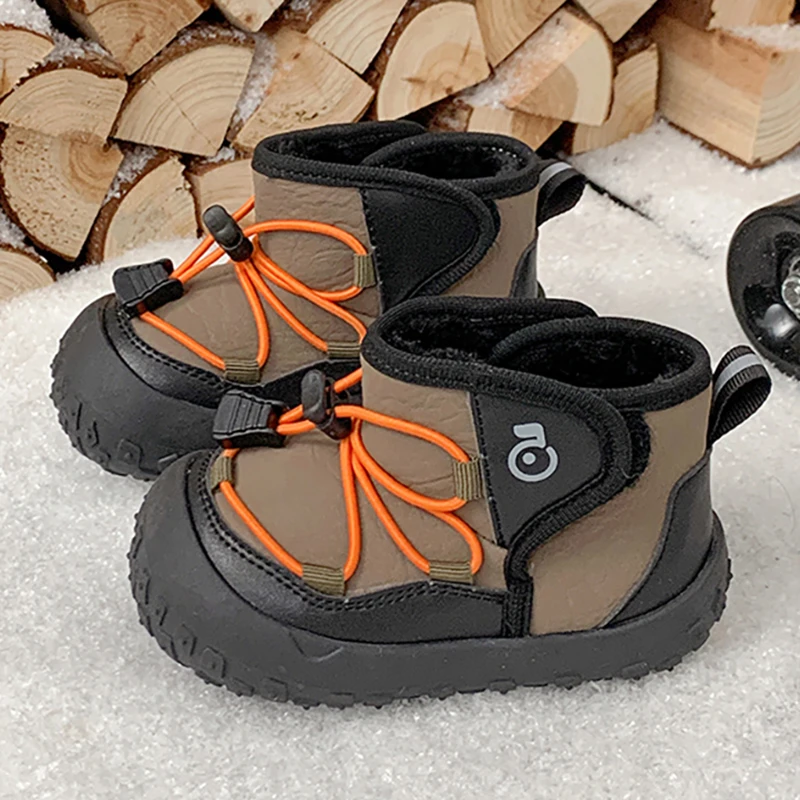 Winter Snow Boots For Children PU Leather Thick Warm Kid's Plush Boots Waterproof Anti-slippery Boy's Girl's Cotton Shoes
Winter Snow Boots For Children PU Leather Thick Warm Kid's Plush Boots Waterproof Anti-slippery Boy's Girl's Cotton Shoes