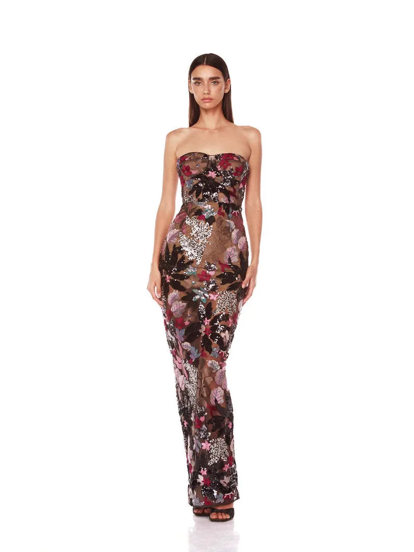 Women Sexy Strapless Embroidery Sequins Mesh Maxi Long Bodycon Gowns Dress 2024 Celebrity Elegant Evening Club Party Vestido
Women Sexy Strapless Embroidery Sequins Mesh Maxi Long Bodycon Gowns Dress 2024 Celebrity Elegant Evening Club Party Vestido