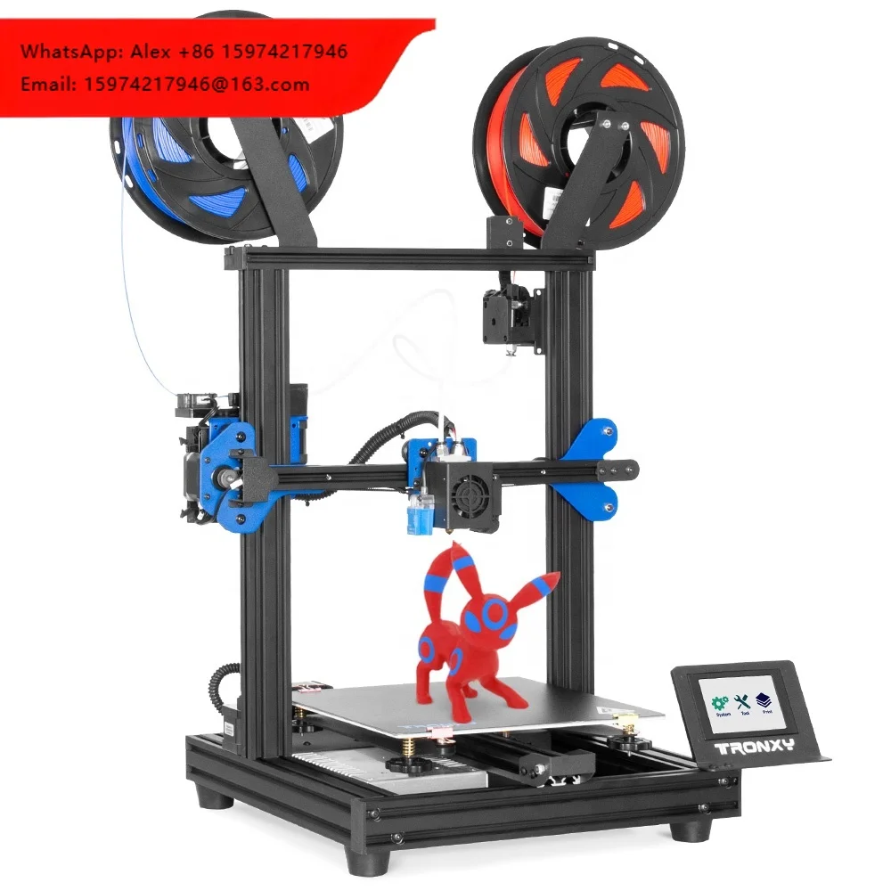 Tronxy Wholesale Two Parts Extruder One Nozzle 3d Printer Tronxy XY-2 PRO-2E 3D Drucker
Tronxy Wholesale Two Parts Extruder One Nozzle 3d Printer Tronxy XY-2 PRO-2E 3D Drucker